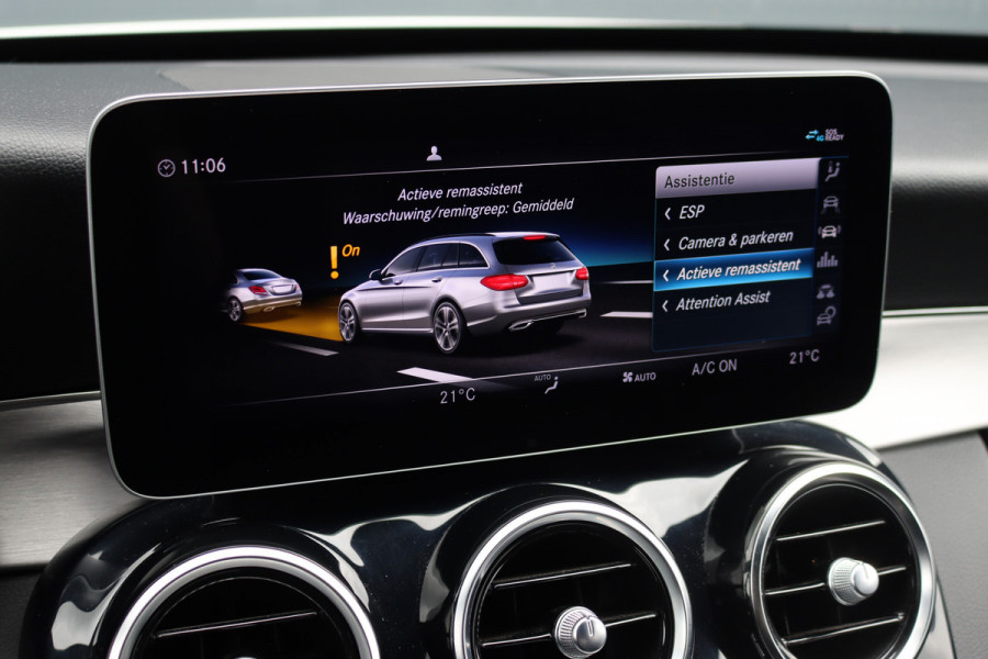 Mercedes-Benz C-Klasse Estate 200 Business Solution AMG | Standkachel | Trekhaak | Camera | Stoelverwarming | Zitcomfortpakket | High Perf. LED | Cruise Control |