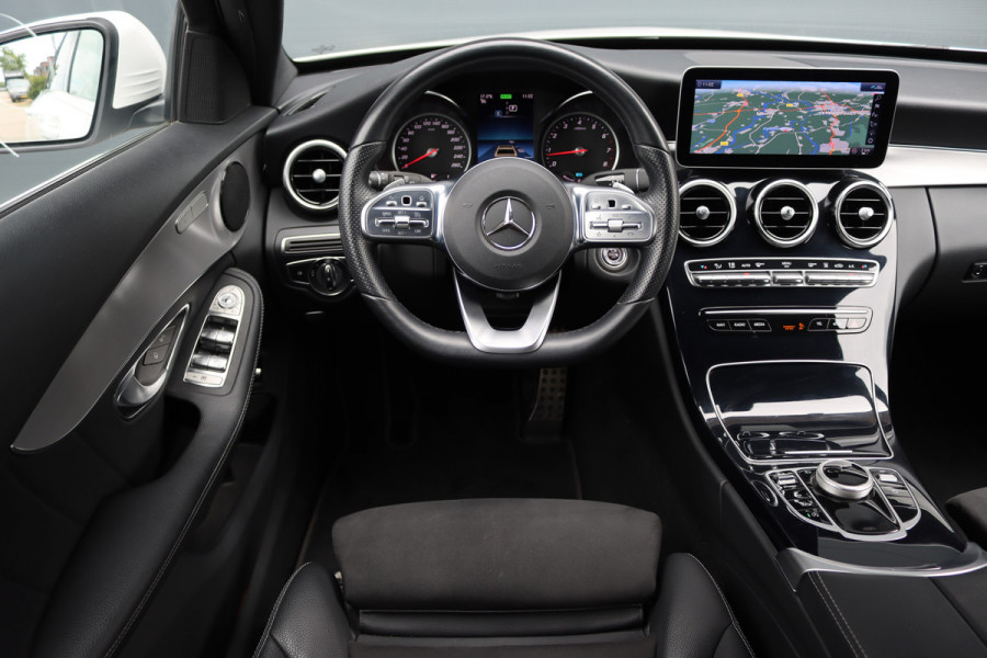 Mercedes-Benz C-Klasse Estate 200 Business Solution AMG | Standkachel | Trekhaak | Camera | Stoelverwarming | Zitcomfortpakket | High Perf. LED | Cruise Control |