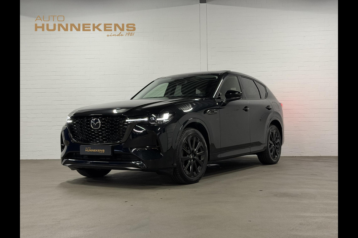 Mazda CX-60 2.5 e-SkyActiv PHEV Homura Open dak | Adapt. cruise control | Stoelventilatie | Stuur-/Stoelverwarming | 360 camera | Head-up display | Bose sound