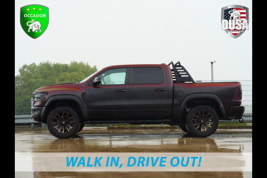 Dodge Ram 1500 | TRX | 6.2 V8 | 4x4 | Crew Cab | 22'' Fuel Wheels | Wrap Satin Solar Dawn | RAMbar | Flipcover | Nieuw binnen!