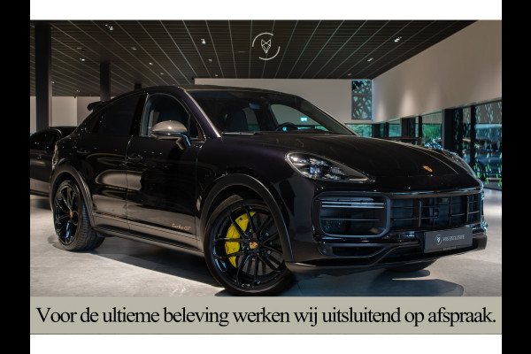 Porsche Cayenne Coupé 4.0 Turbo GT Carbon|Manufaktur|Ceramic|Burmester 3D|Stoelventilatie|18-voudig|Innodrive|Softclose|360°|Keyless|HUD|Approved t/m 06-08-2027|New service