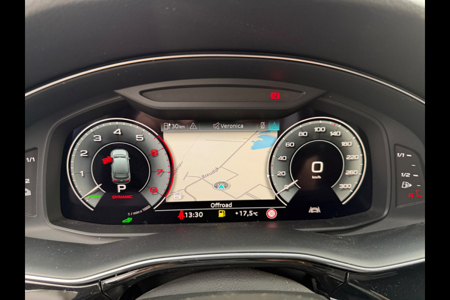 Audi Q7 55 TFSI e quattro Pro Line S Panoramadak Luchtvering 21 inch velgen Bang en Olufsen 3D Zwarte hemel Trekhaak Camera Sportstoelen Deels leder