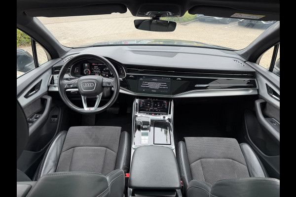 Audi Q7 55 TFSI e quattro Pro Line S Panoramadak Luchtvering 21 inch velgen Bang en Olufsen 3D Zwarte hemel Trekhaak Camera Sportstoelen Deels leder