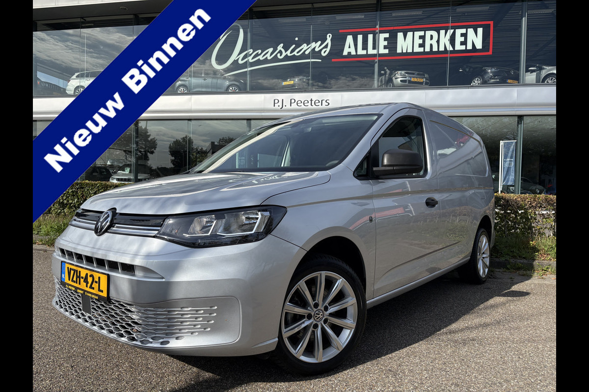 Volkswagen Caddy Cargo Maxi 2.0 TDI Comfort Airco - Apple carplay - Parkeersensor achter - Zijschuifdeur rechts - Tussenschot volledig - Zijwandbekleding laadruimte - Cruise control - Bluetooth - Start/stop systeem - Elektrische ramen - Stuur multifunctioneel - Regensensor