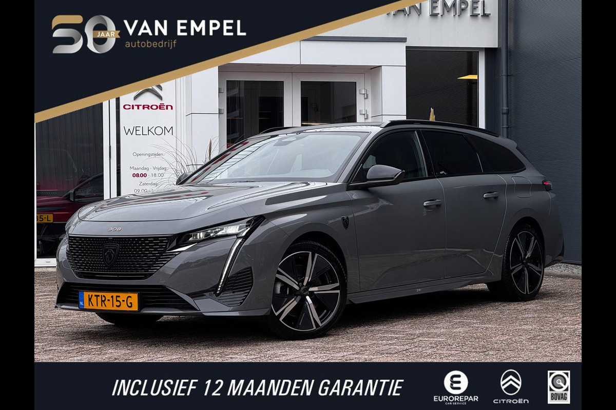 Peugeot 308 SW 1.6 Plug-in Hybrid 180 GT | 100% SOH | Leder-Alcantara + Memory | Camera | Navigatie
