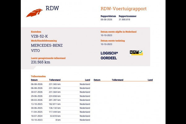Mercedes-Benz Vito 110 CDI Euro 6 - Lang L2 - Airco