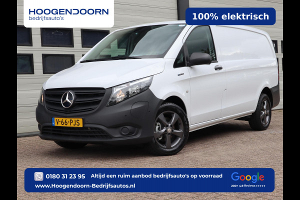 Mercedes-Benz eVito 112 66 kWh SoH 97,6 % AC + DC Snelladen L2 Lang - LM - Camera - 3 Zits - Betimmerd
