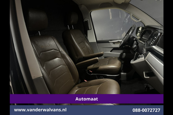 Volkswagen Transporter 2.0 TDI 200pk Automaat L2H1 Bulli inrichting Euro6 Airco | Camera | 2500kg Trekhaak | Imperiaal | Apple Carplay | LED Adaptieve Cruisecontrol, Android Auto LM Velgen, Lederen bekleding, Stoelverwarming, Parkeersensoren