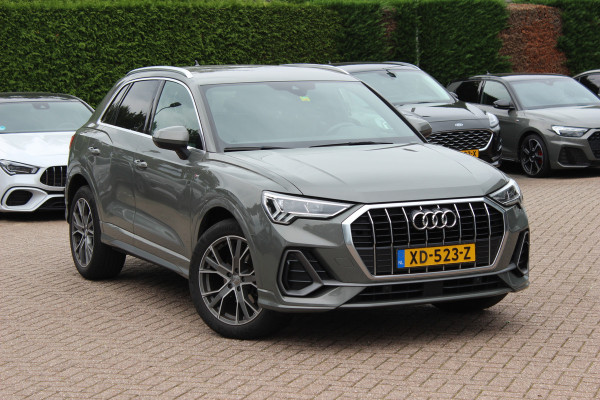 Audi Q3 35 TFSI S Line / CarPlay / Parkeerhulp V+A / 18'' / Sfeerverlichting / Elektr. stoelen / Matrix LED / Virtual Cockpit / Cruise Control