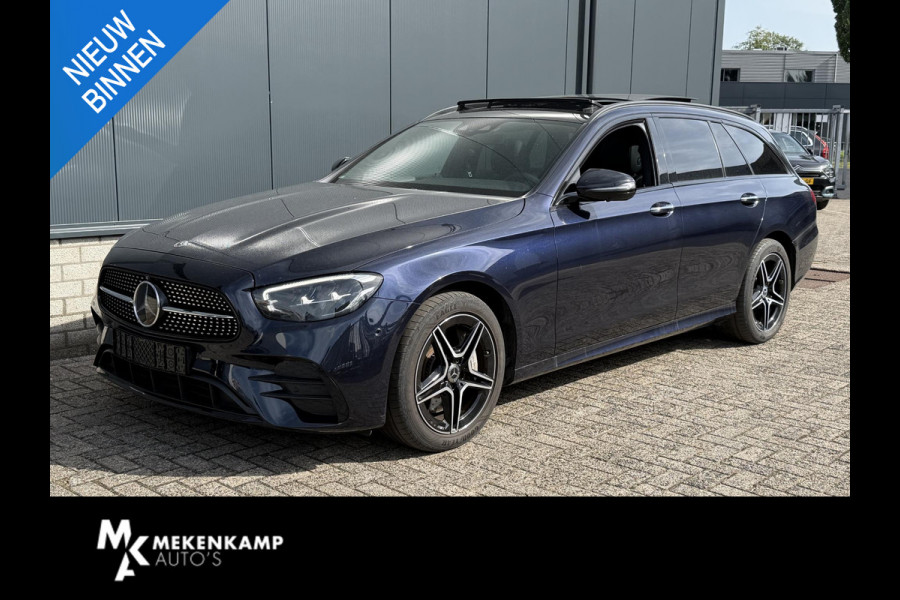 Mercedes-Benz E-Klasse Estate 300 e AMG Line 18"/SOH 93%/Panoramadak/Burmester/Dodehoek/360 camera/Keyless/Elektrische klep/Apple Carplay & Android Auto