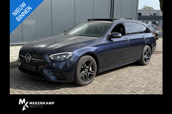 Mercedes-Benz E-Klasse Estate 300 e AMG Line 18"/SOH 93%/Panoramadak/Burmester/Dodehoek/360 camera/Keyless/Elektrische klep/Apple Carplay & Android Auto
