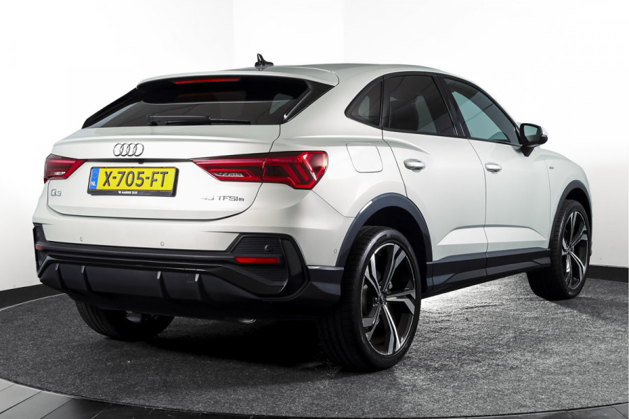 Audi Q3 Sportback 45 TFSI e 245 PK S Edition S-Line Orig. NL | Dig. Cockpit | Cruise | PDC | Camera | NAV+App. Connect | Elek. Klep | ECC | LM 20" |