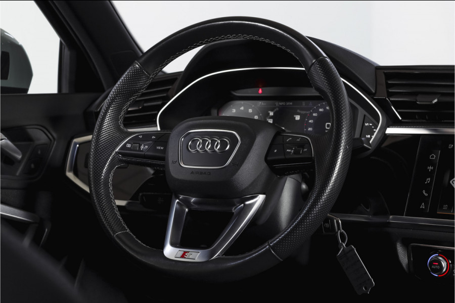 Audi Q3 Sportback 45 TFSI e 245 PK S Edition S-Line Orig. NL | Dig. Cockpit | Cruise | PDC | Camera | NAV+App. Connect | Elek. Klep | ECC | LM 20" |