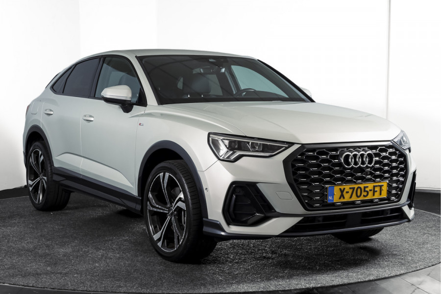 Audi Q3 Sportback 45 TFSI e 245 PK S Edition S-Line Orig. NL | Dig. Cockpit | Cruise | PDC | Camera | NAV+App. Connect | Elek. Klep | ECC | LM 20" |