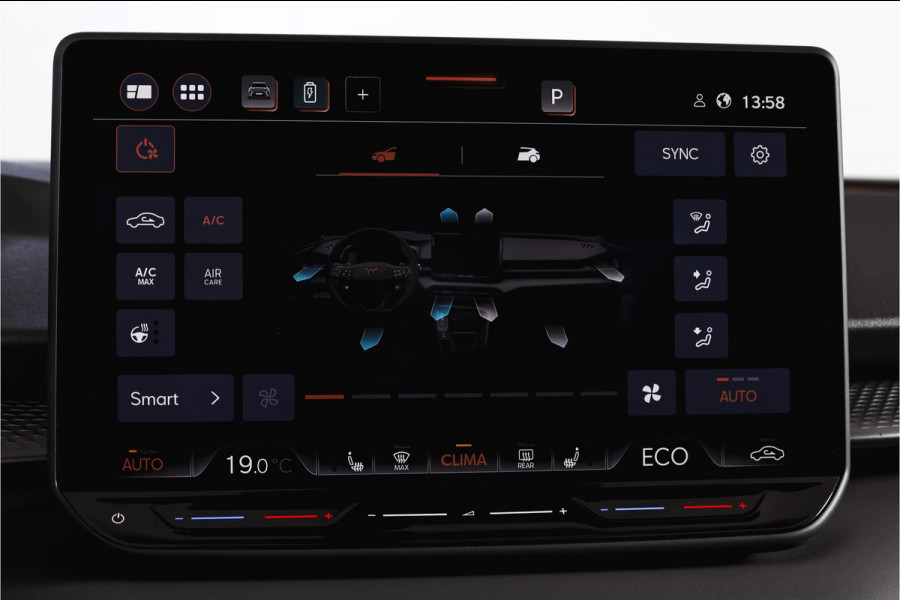 CUPRA Terramar 1.5 TSI e-Hybrid 272 PK VZ Performance | S/K-Panodak | Elek. Trekhaak | Matrix LED | Sennheiser | Elek. stoelen | Adapt. Cruise | Stoel-+Stuurverw. | 360 Camera | NAV+App. Connect | ECC | LM 20" | 3976