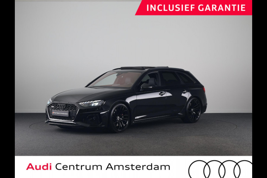 Audi A4 Avant 2.9 TFSI RS 4 quattro 450pk | Panoramadak | Adaptive cruise controle | Matrix | Trekhaak | Elektrisch verstelbare voorstoelen met geheugen | Stoelverwarming voor en achter