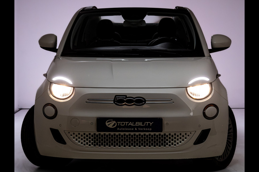 Fiat 500C Icon 42 kWh | Stoelverwarming | Camera | Cruise | PDC V+A | Apple Carplay/Android Auto | El.Kap Climate-Control, Lane-Assist, Side Assist