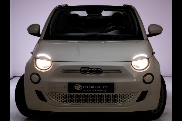 Fiat 500C Icon 42 kWh | Stoelverwarming | Camera | Cruise | PDC V+A | Apple Carplay/Android Auto | El.Kap Climate-Control, Lane-Assist, Side Assist