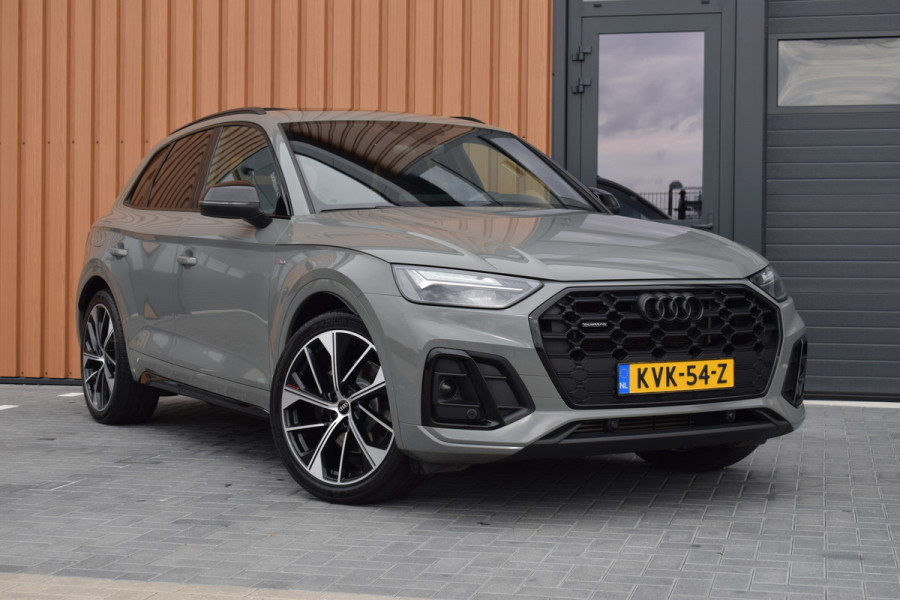Audi Q5 50 TFSI e S-line | Luchtvering | Pano | Leer | Quantum Grijs
