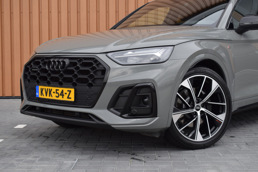 Audi Q5 50 TFSI e S-line | Luchtvering | Pano | Leer | Quantum Grijs