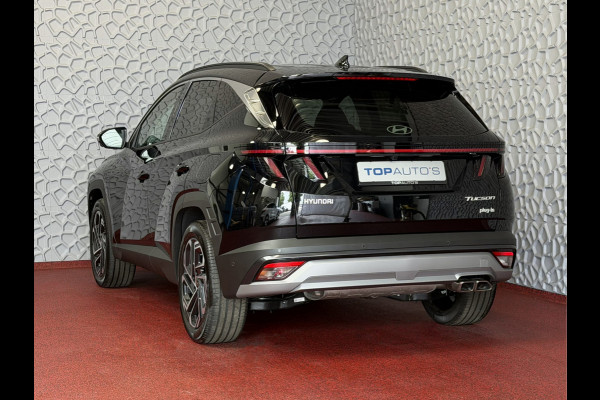 Hyundai Tucson NW AUTO 1.6 T-GDI PHEV N-LINE LEER 360.CAMERA ELEK.KLEP ELEK.STOEL/GEHEUGEN VERWARMD/KOELING SUBWFR 19"LMV ZWARTE HEMEL STUURVER PLUG IN HYBRIDE