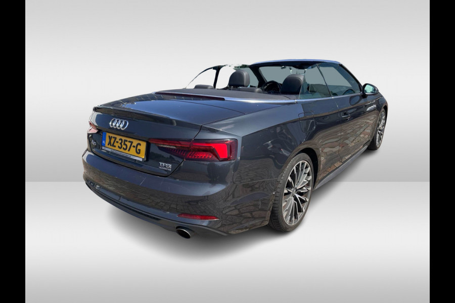 Audi A5 Cabriolet 2.0 TFSI MHEV quattro Design Pro Line Plus / 360Camera / Head-up / Keyless / Windscherm / Virtual Cockpit / 19'' / Leer&Alcantara / Nekverwarming / Stoelverwarming / Dodehoek / Cruise Control