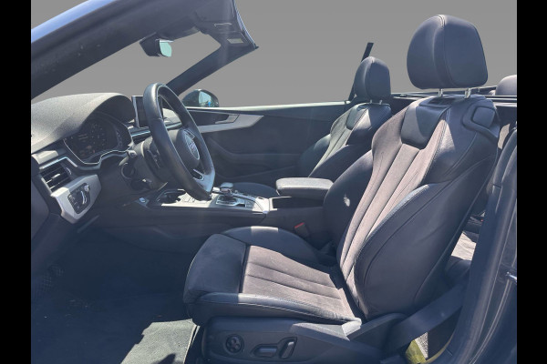 Audi A5 Cabriolet 2.0 TFSI MHEV quattro Design Pro Line Plus / 360Camera / Head-up / Keyless / Windscherm / Virtual Cockpit / 19'' / Leer&Alcantara / Nekverwarming / Stoelverwarming / Dodehoek / Cruise Control