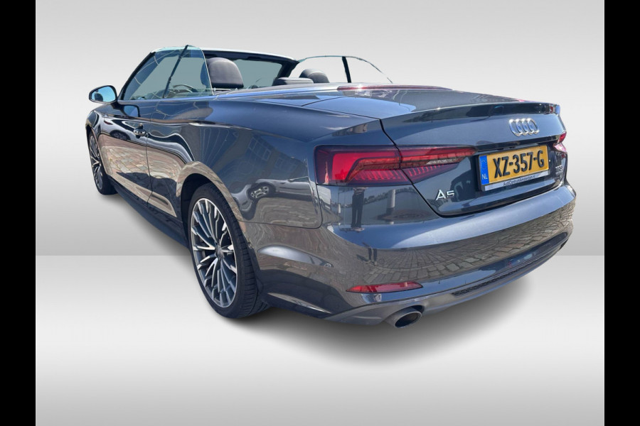 Audi A5 Cabriolet 2.0 TFSI MHEV quattro Design Pro Line Plus / 360Camera / Head-up / Keyless / Windscherm / Virtual Cockpit / 19'' / Leer&Alcantara / Nekverwarming / Stoelverwarming / Dodehoek / Cruise Control