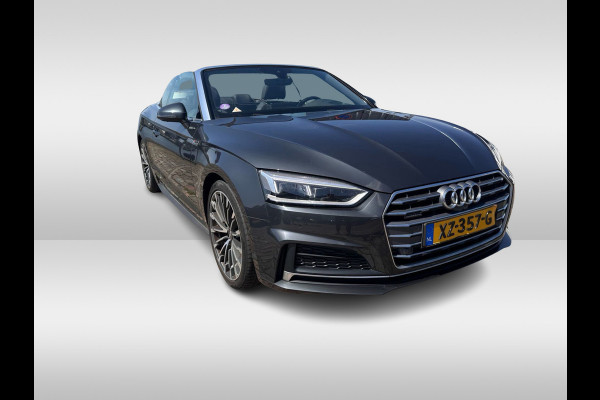 Audi A5 Cabriolet 2.0 TFSI MHEV quattro Design Pro Line Plus / 360Camera / Head-up / Keyless / Windscherm / Virtual Cockpit / 19'' / Leer&Alcantara / Nekverwarming / Stoelverwarming / Dodehoek / Cruise Control
