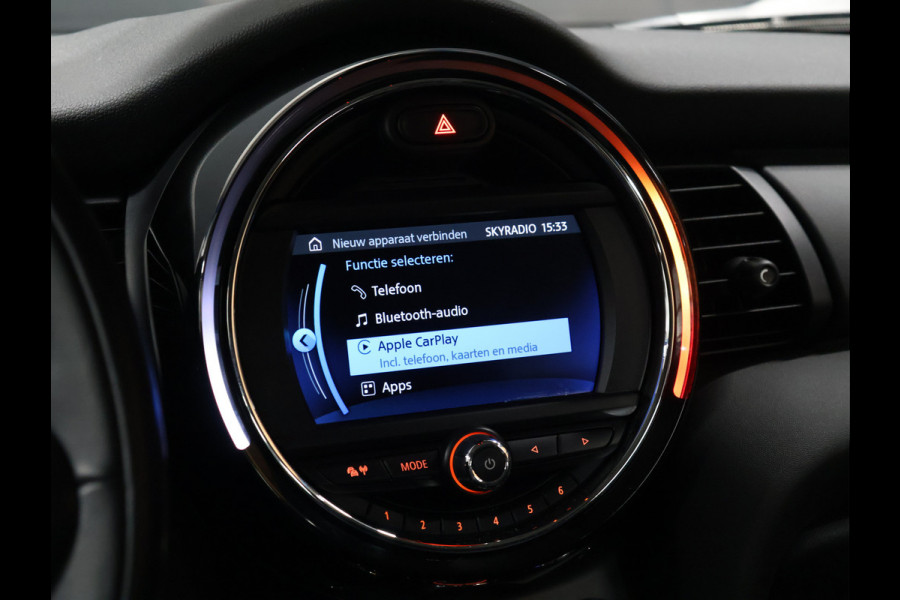 MINI 3-deurs 1.5 One Salt [APPLE CARPLAY, CRUISE CONTROL, SPORT STUUR LEDER, NAVIGATIE, AIRCO, START STOP SYSTEEM, MIDNIGHTBLACK METAAL LAK, ALARMKLASSE 3, NIEUWSTAAT]