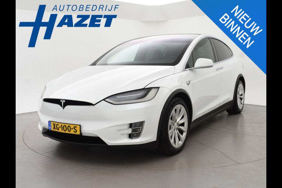 Tesla Model X 75D 333 PK BASE + TREKHAAK 2250 KG | STOELVERW. V+A | CAMERA | LUCHTVERING
