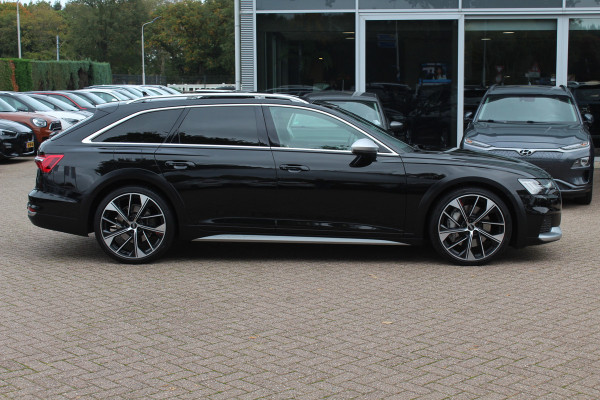 Audi A6 Allroad quattro 55 TFSI Pro Line Plus / Trekhaak / Panoramadak / Camera / Leder / Keyless / 20'' / CarPlay / B&O / Stuurverwarming / Dodehoek / DAB / ACC / Stoelverwarming / Zonnescherm zijruiten