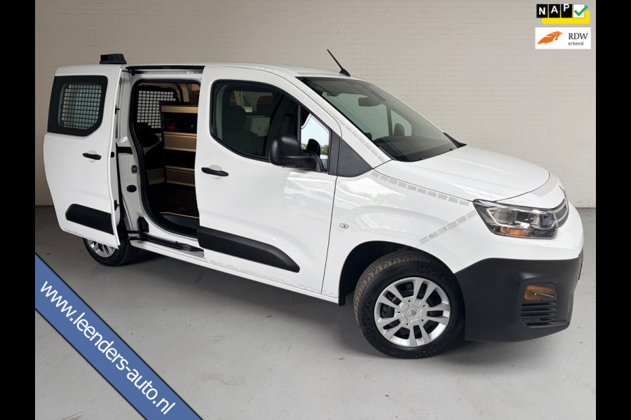 Citroën Berlingo Servicewagen 1.5 BlueHDI 100pk euro61 L1H1 BOTT inrichting, Victron omvormer v230, Standkachel, RIJKLAARPRIJS!