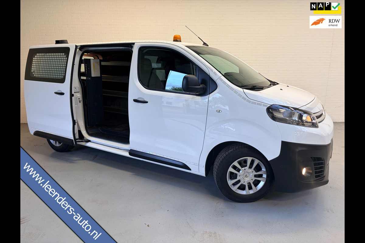 Citroën Jumpy Servicewagen 1.6 BlueHDI 95pk euro6 L2H1 V230 omvormer BOTT inrichting Standkachel Trekhaak 2000KG, RIJKLAARPRIJS!