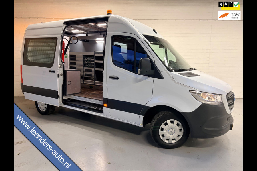 Mercedes-Benz Sprinter Automaat Servicewagen 314 2.2 CDI 140PK L2H2 euro6 BOTT, Victron V230, Standkachel Trekhaak RIJKLAARPRIJS