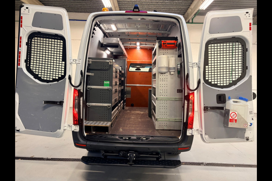 Mercedes-Benz Sprinter Automaat Servicewagen 314 2.2 CDI 140PK L2H2 euro6 BOTT, Victron V230, Standkachel Trekhaak RIJKLAARPRIJS