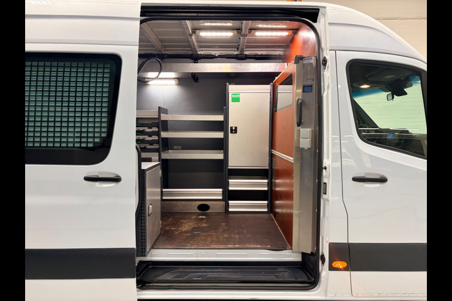 Mercedes-Benz Sprinter Automaat Servicewagen 314 2.2 CDI 140PK L2H2 euro6 BOTT, Victron V230, Standkachel Trekhaak RIJKLAARPRIJS