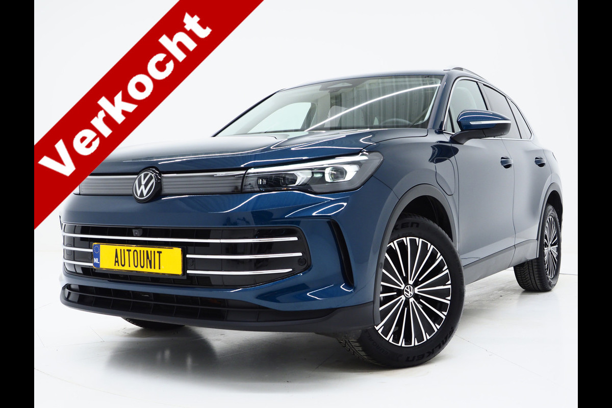 Volkswagen Tiguan 1.5 eHybrid Sport | 5 Jaar Garantie | Leder/Alcantara | Trekhaak | Massage | 360 | Sfeerlicht | Keyless | Adaptive Cruise