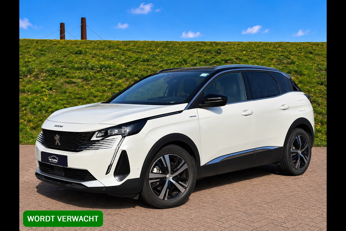 Peugeot 3008 1.6 HYbrid 225 GT NET BINNEN | BINNENKORT ONLINE | Dealeronderhouden | Panoramadak | Stoelvw | Elek Achterklep | Camera