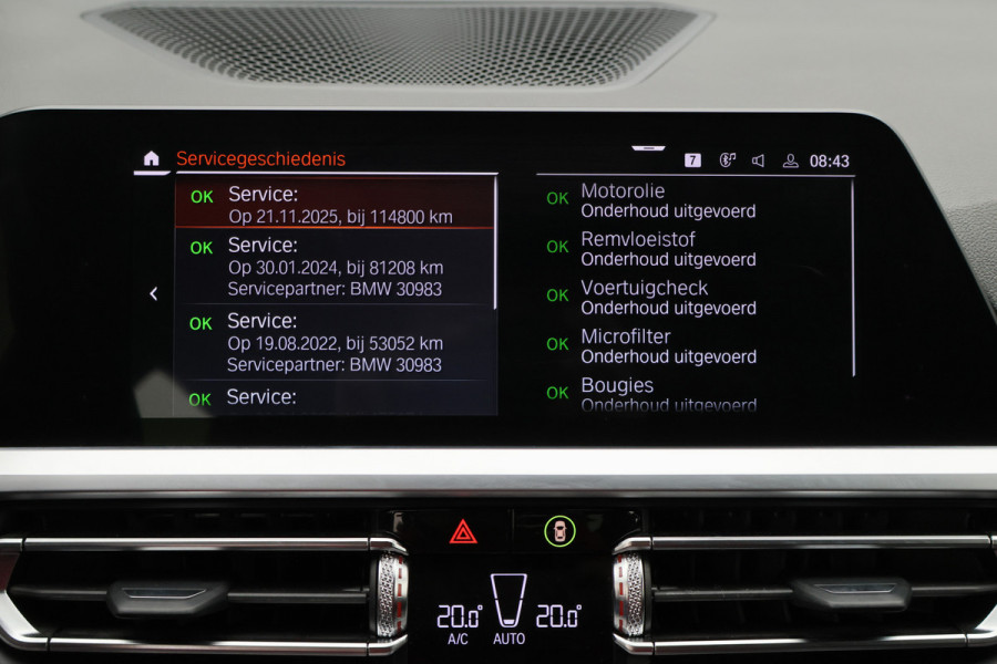 BMW 3-serie 320i Executive Edition Leder/Stof, Virtual, Cruise, Apple Carplay, LED, Climate, PDC, 19''