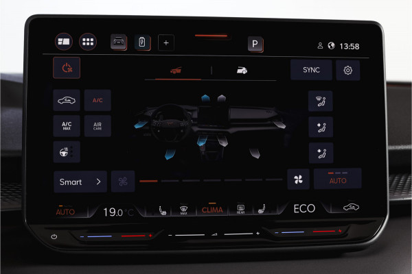 CUPRA Terramar 1.5 TSI e-Hybrid 272 PK VZ Performance | S/K-Panodak | Elek. Trekhaak | Matrix LED | Sennheiser | Elek. stoelen | Adapt. Cruise | Stoel-+Stuurverw. | 360 Camera | NAV+App. Connect | ECC | LM 20" | 5054
