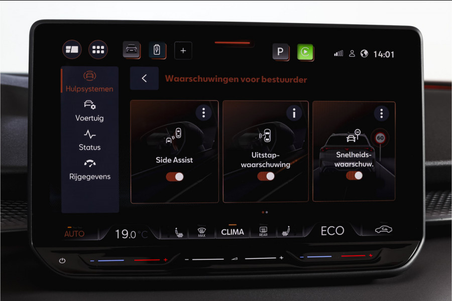 CUPRA Terramar 1.5 TSI e-Hybrid 272 PK VZ Performance | S/K-Panodak | Elek. Trekhaak | Matrix LED | Sennheiser | Elek. stoelen | Adapt. Cruise | Stoel-+Stuurverw. | 360 Camera | NAV+App. Connect | ECC | LM 20" | 5054