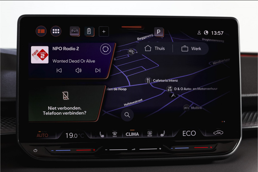 CUPRA Terramar 1.5 TSI e-Hybrid 272 PK VZ Performance | S/K-Panodak | Elek. Trekhaak | Matrix LED | Sennheiser | Elek. stoelen | Adapt. Cruise | Stoel-+Stuurverw. | 360 Camera | NAV+App. Connect | ECC | LM 20" | 4153