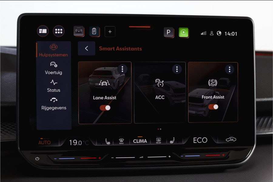 CUPRA Terramar 1.5 TSI e-Hybrid 272 PK VZ Performance | S/K-Panodak | Elek. Trekhaak | Matrix LED | Sennheiser | Elek. stoelen | Adapt. Cruise | Stoel-+Stuurverw. | 360 Camera | NAV+App. Connect | ECC | LM 20" | 4153