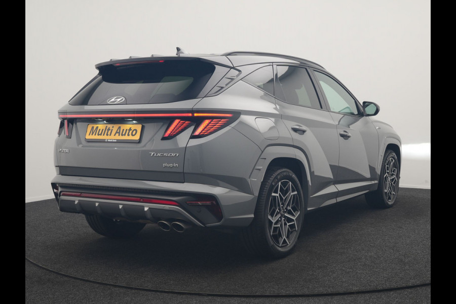 Hyundai Tucson 1.6 T-GDI N Line 4WD PHEV 265pk Dealer O.H | Adaptive Cruise | Camera | Alcantara Sportstoelen & Stuur Verwarmd | Krell Audio | Apple Carplay | Keyless | Blis | 19"L.M | Navigatie | DAB | Plug In Hybrid |