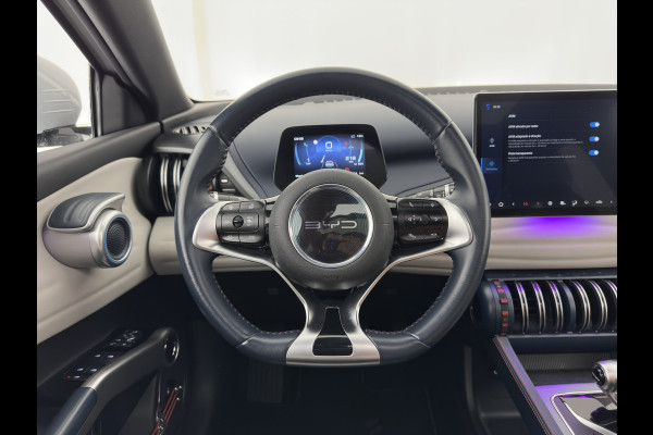 BYD ATTO 3 Comfort 60 kWh [3-Fase-11kW] (INCL-BTW) *HEATPUMP | PANO | ADAPTIVE-CRUISE | LEATHER | FULL-LED | TOPVIEW | BLIND-SPOT | HEATED-COMFORTSEATS | DIGI-COCKPIT | CARPLAY | DAB | NAVI-FULLMAP | ECC | PDC | 18''ALU*