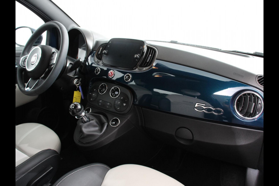 Fiat 500C 1.0 Hybrid Dolcevita Airco Cruise control Lichtmetalen velgen Apple Carplay/ Android Auto Navigatie Parkeersensor achter