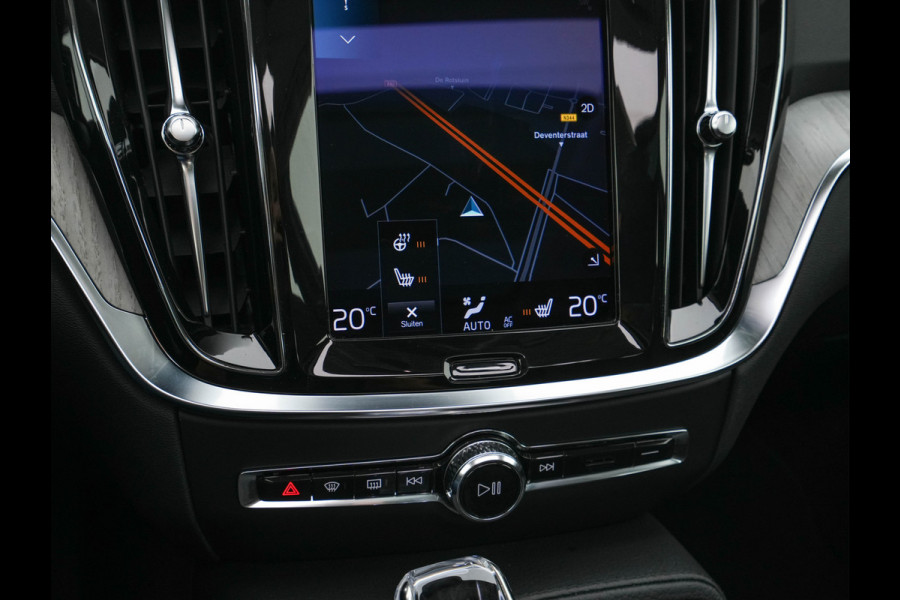 Volvo V60 2.0 T6 Recharge AWD Inscription (Plug-in) (INCL-BTW) Aut. *PANO | LEATHER | FULL-LED | MEMORY-PACK | KEYLESS | DIGI-COCKPIT | NAVI-FULLMAP | HEATED-SPORTSEATS | ECC | CRUISE | DAB | TOWBAR | 19''ALU*