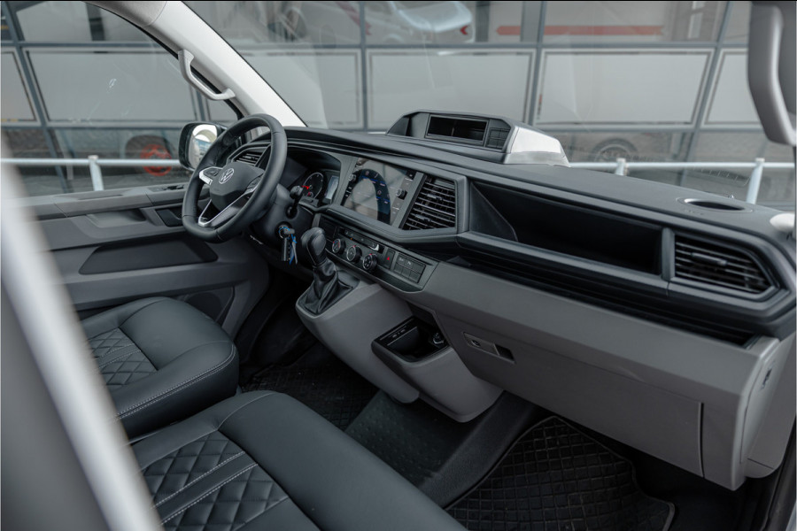 Volkswagen Transporter T6.1 2.0 TDI 150 PK L2H1 DSG DC | Dubbel cabine | 6-Zitter | Bi-Xenon | Camera | CarPlay | MF Stuur | Nieuw | BPM Vrij | DAB | Trekhaak | Cruise control