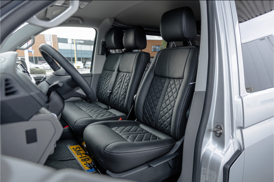 Volkswagen Transporter T6.1 2.0 TDI 150 PK L2H1 DSG DC | Dubbel cabine | 6-Zitter | Bi-Xenon | Camera | CarPlay | MF Stuur | Nieuw | BPM Vrij | DAB | Trekhaak | Cruise control